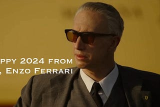 Rewatching Ferrari, or how to start a year
