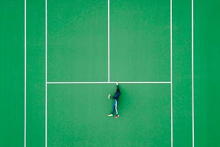 Happiness Is Served Between the Lines of a Tennis Court