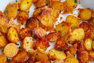 Crispy Parmesan Roast Potatoes