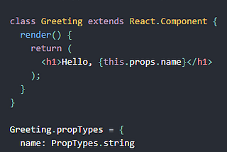 React PropTypes