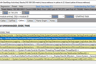 Diagnosing .NET Core app halt
