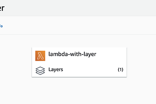 A walkthrough to Lambda layers