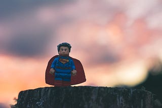 A lego super man