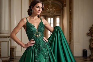 Green-Satin-Formal-Dress-1
