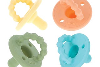nuby-softees-pacifier-and-teether-for-babies-4-pack-size-small-1
