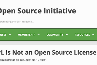 Is “vendor owned open source” an oxymoron?