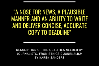 Why discipline is one of the 7 habits of successful journalists