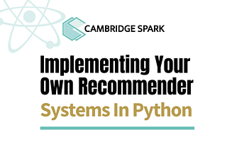 Tutorial: Implementing your own recommender systems in Python