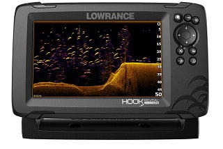 Lowrance Hook Reveal 7X TripleShot Transom Mount Transducer | Image