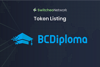 Switcheo Lists BCDT