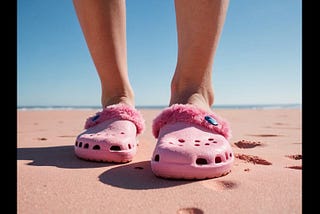 Pink-Crocs-With-Fur-1