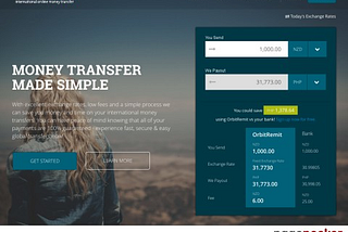 How can you use OrbitRemit to send money abroad?