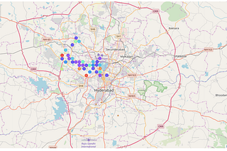 Analyse neighbourhood data in Hyderabad