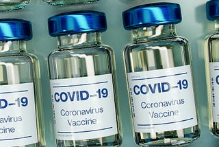 Bottles of COVID-19 Coronavirus Vaccine