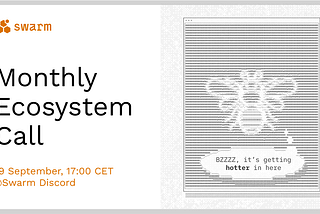 Monthly Ecosystem Call, 29 September 2022 — Recap