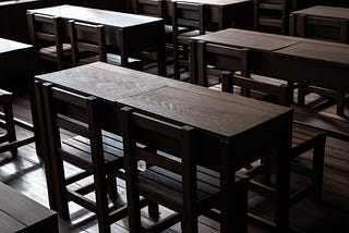 The desk of a sexual abuse victim