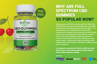 Wellness Farms CBD Gummies Reviews- Official Website