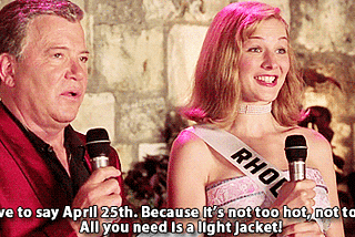 Gif from Miss Congeniality where Miss Rhode Island answers the question