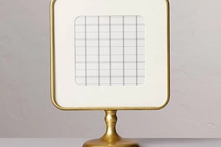 4x4-brass-pedestal-picture-frame-antique-finish-hearth-hand-with-magnolia-1