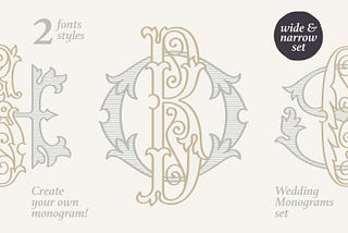 Wedding Monograms Font