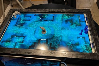 DIY Live Battle Map for D&D and other Table Top Games!