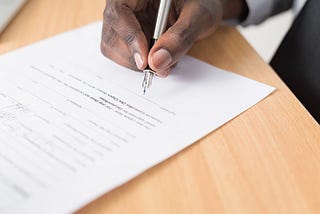 SIGNING CHEQUES NOT CONSENT FORMS