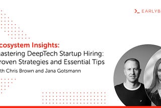 Mastering DeepTech Startup Hiring