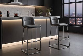 Faux-Leather-Grey-Bar-Stools-Counter-Stools-1