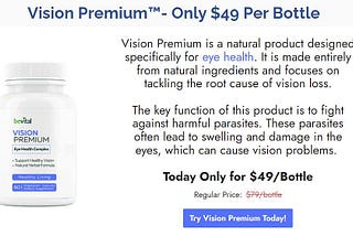 BeVital Vision Premium USA, CA Introduction & Price for Sale [Updated 2024]