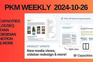 PKM Weekly — 2024–10–26