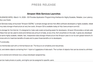 Amazon Web Services: How it was born