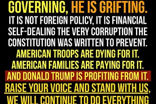 Trump’s Culture of Corruption