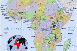 map of africa