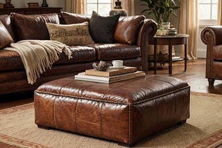 Brown-Leather-Ottoman-1
