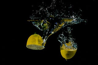 Lemons in water