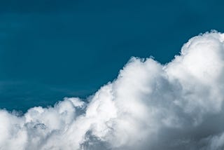 A stock image of clouds