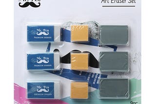 Premium Art Eraser Set with Variety of Erasers for Drawing and Artwork | Image