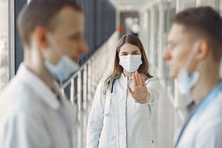 Working  in a Hospital Supply Room During the Pandemic