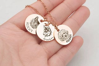 Personalized Pet Photo Jewelry: Perfect Pet Memorial Necklace