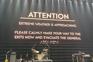 Harry Styles concert near-catastrophe: Outdoor and temporary venues need severe weather plans.
