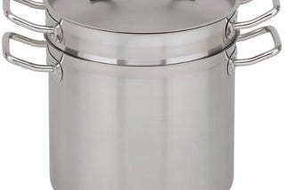 Royal Industries Stainless Steel Double Boiler, Induction Ready | Image