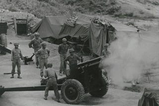 Chinese soldiers in war