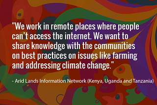 Seeding change: Arid Lands Information Network on using ICTs to achieve food security in East…