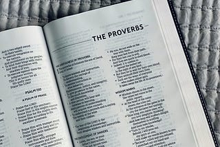 Wisdom and Wealth: A Study on Proverbs 8