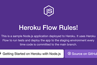 Heroku Flow demo app