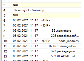 T-SQL Kullanarak Komut Satırı Komutlarını Çalıştırma