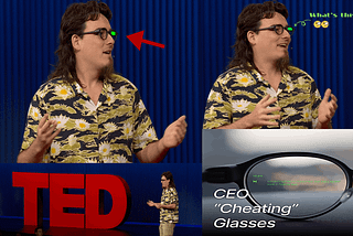 Turns out, the most controversial genius in XR had his notes in his glasses.