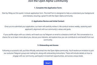 Introducing: OpenAlpha
