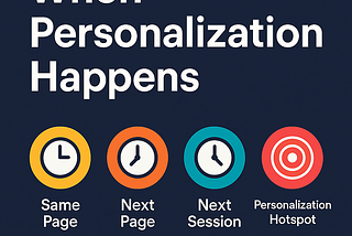 When Personalization Happens: Timing Strategies That Drive Better Experiences