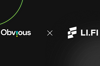 Obvious partners with LI.FI to bring Advanced Bridge & DEX Aggregation to wallets